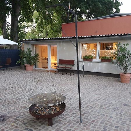 Ferienwohnung Lindenhof, Zentrumsnah Mit Terrasse Und Grillmoeglichkeit Magdeburg Exterior photo